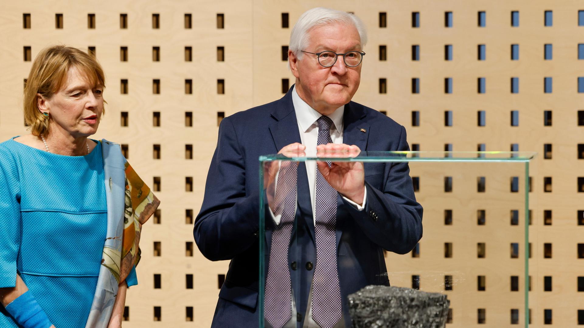 Elke Büdenbender und Frank-Walter Steinmeier | Thomas Banneyer/dpa