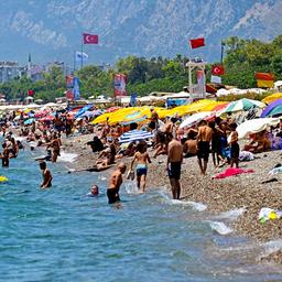 Strand von Antalya, Türkei.