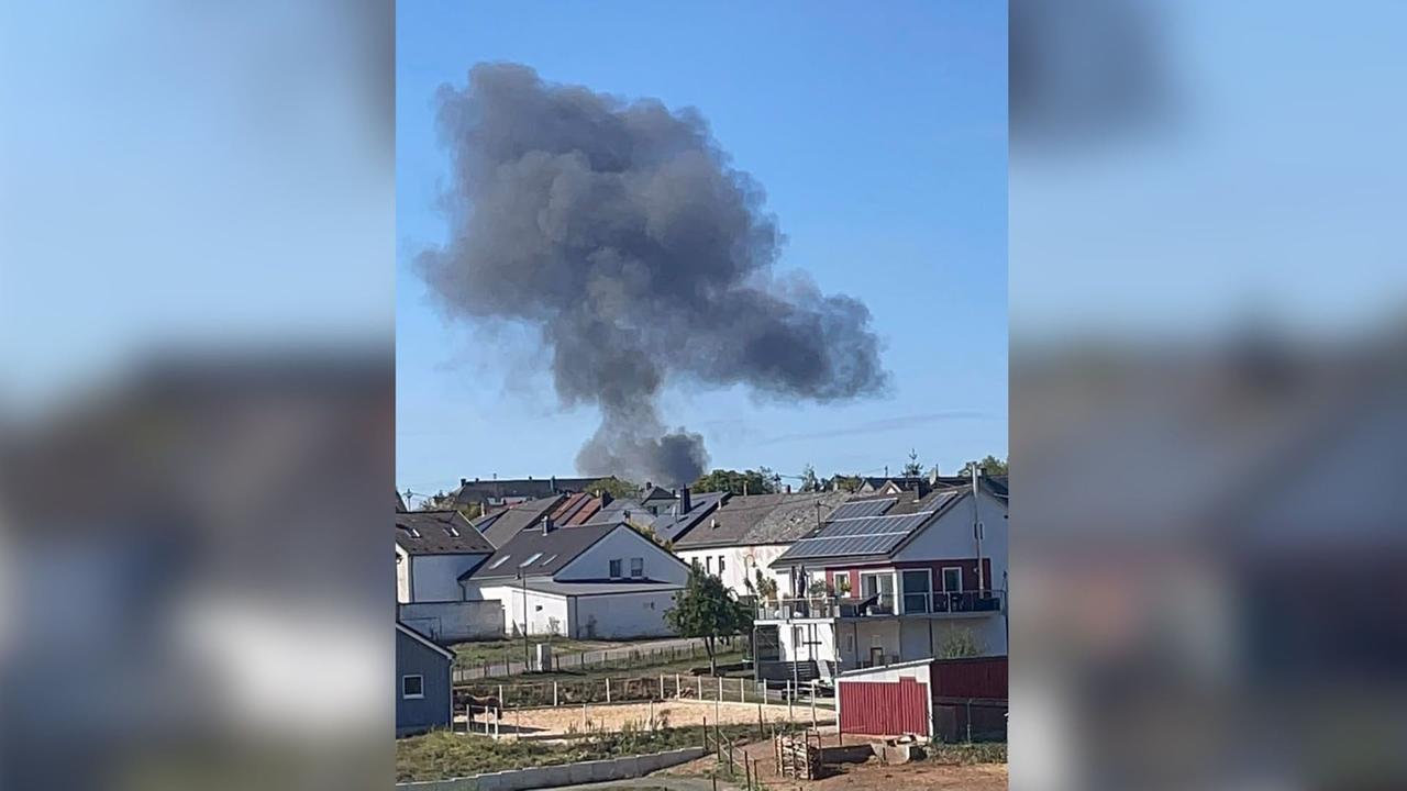 シュパングダーレム米空軍基地の軍事ジェット
