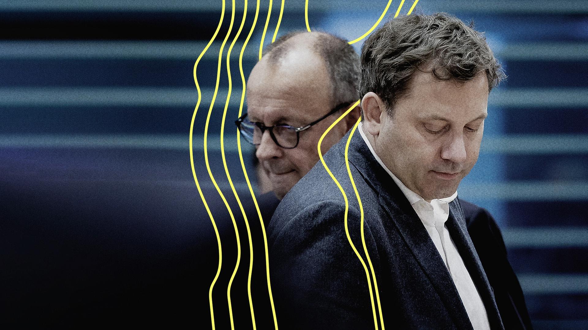 Friedrich Merz und Lars Klingbeil. | picture alliance / photothek.de, Florian Gaertner