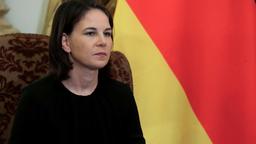 Außenministerin Baerbock bei einer Unterredung in Kairo