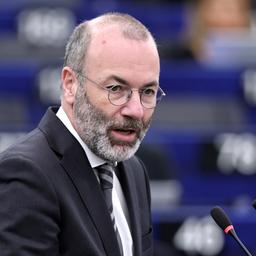 Manfred Weber im  EU-Parlament in Straßburg (Archivbild Oktober 2025)