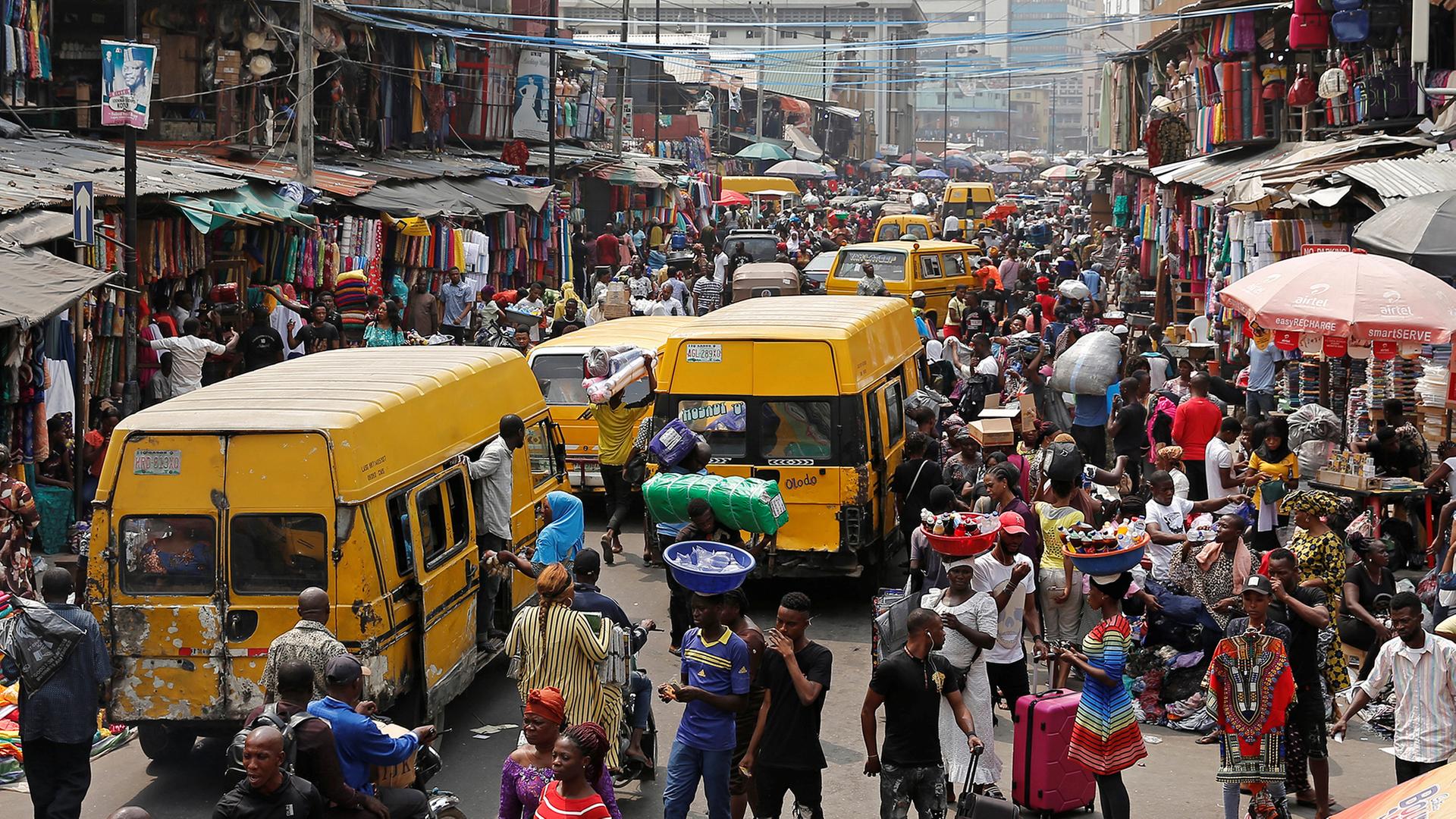 Straßenszene in Lagos, Nigeria | REUTERS