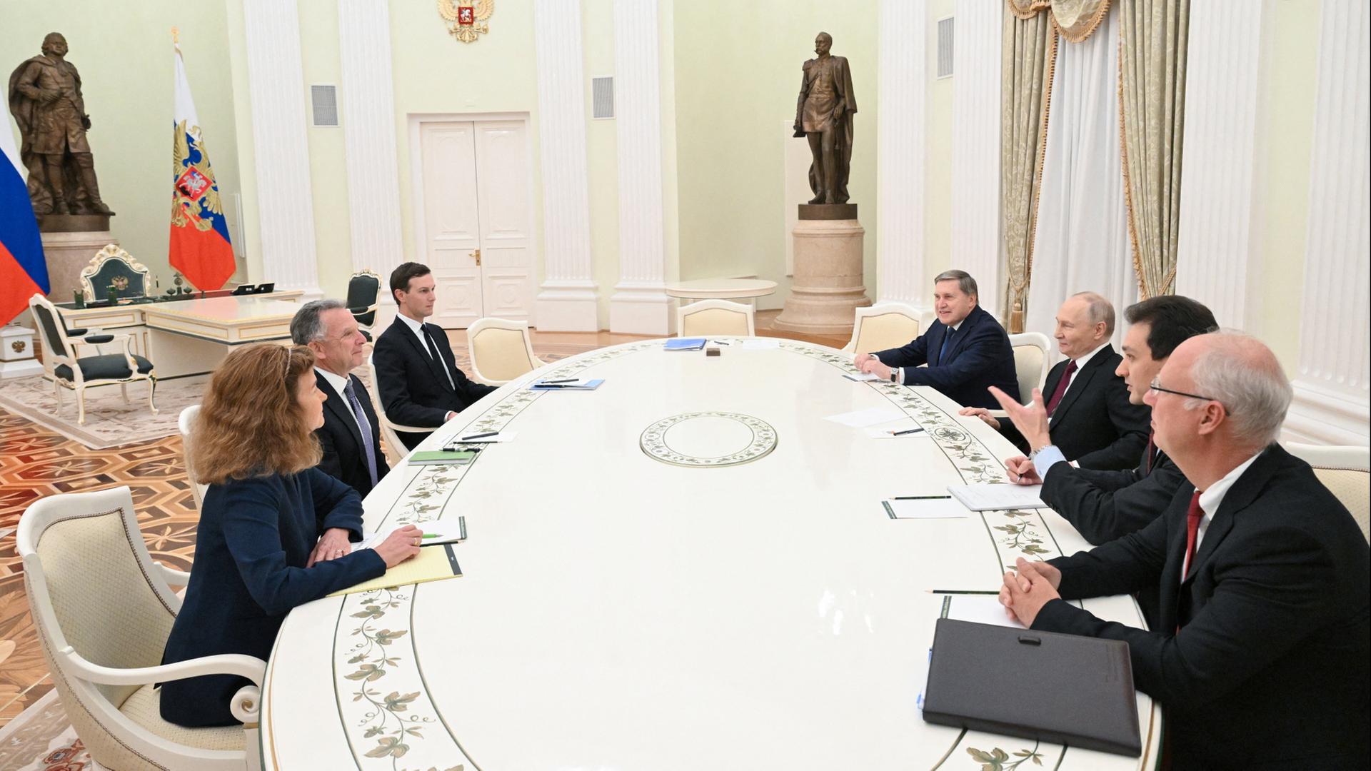 Image for Kreml sieht offenbar kaum Fortschritte nach Putin-Witkoff-Treffen