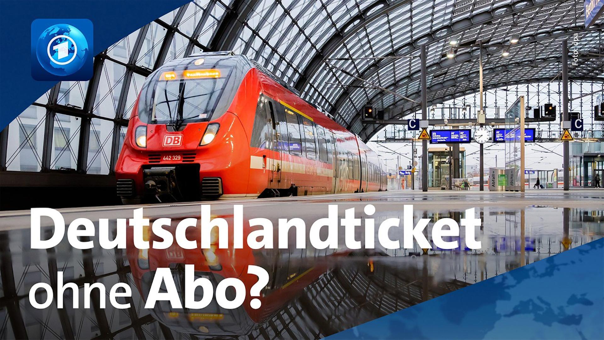 Ein Zug der Deutschen Bahn steht in einem Bahnhof. | dpa/ARD-aktuell