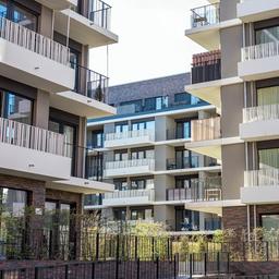 Neue Wohngebäude in München.