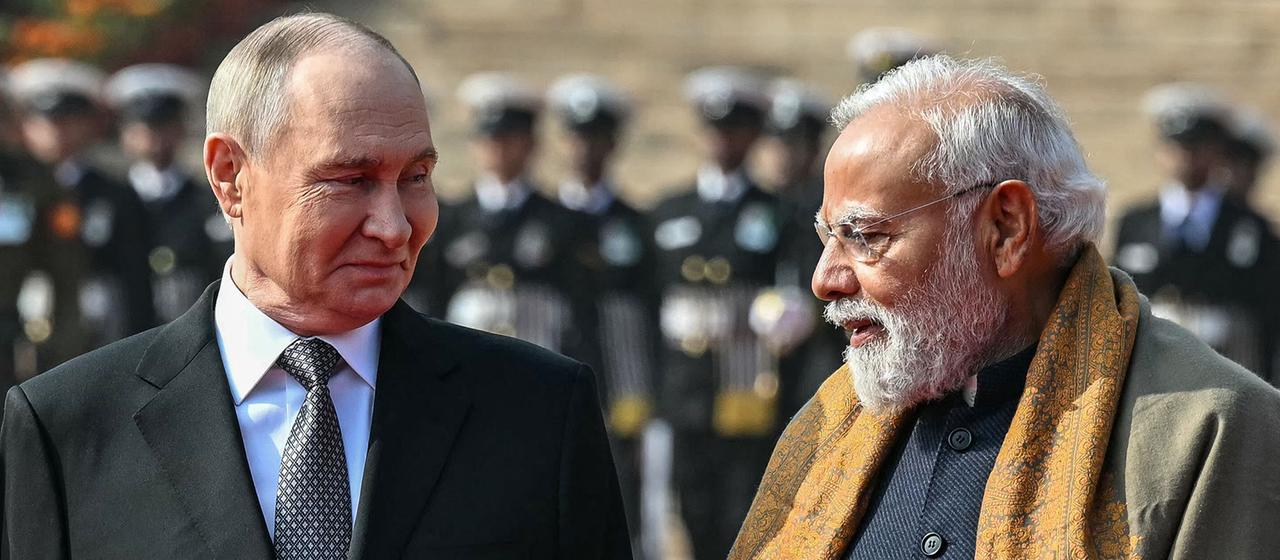 Wladimir Putin und Narendra Modi