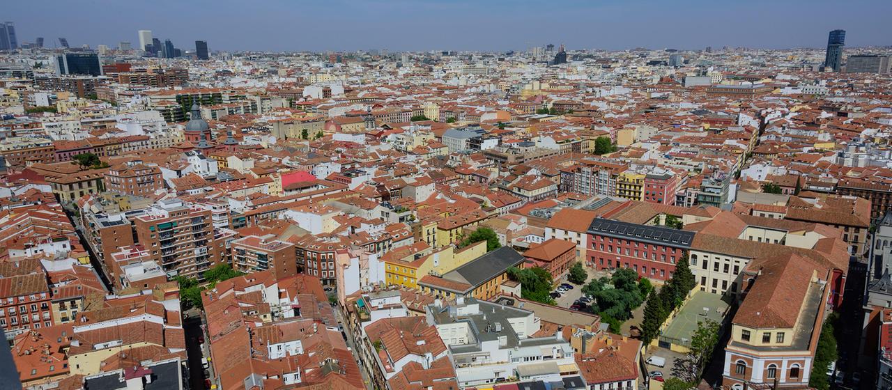 Stadtansicht von Madrid