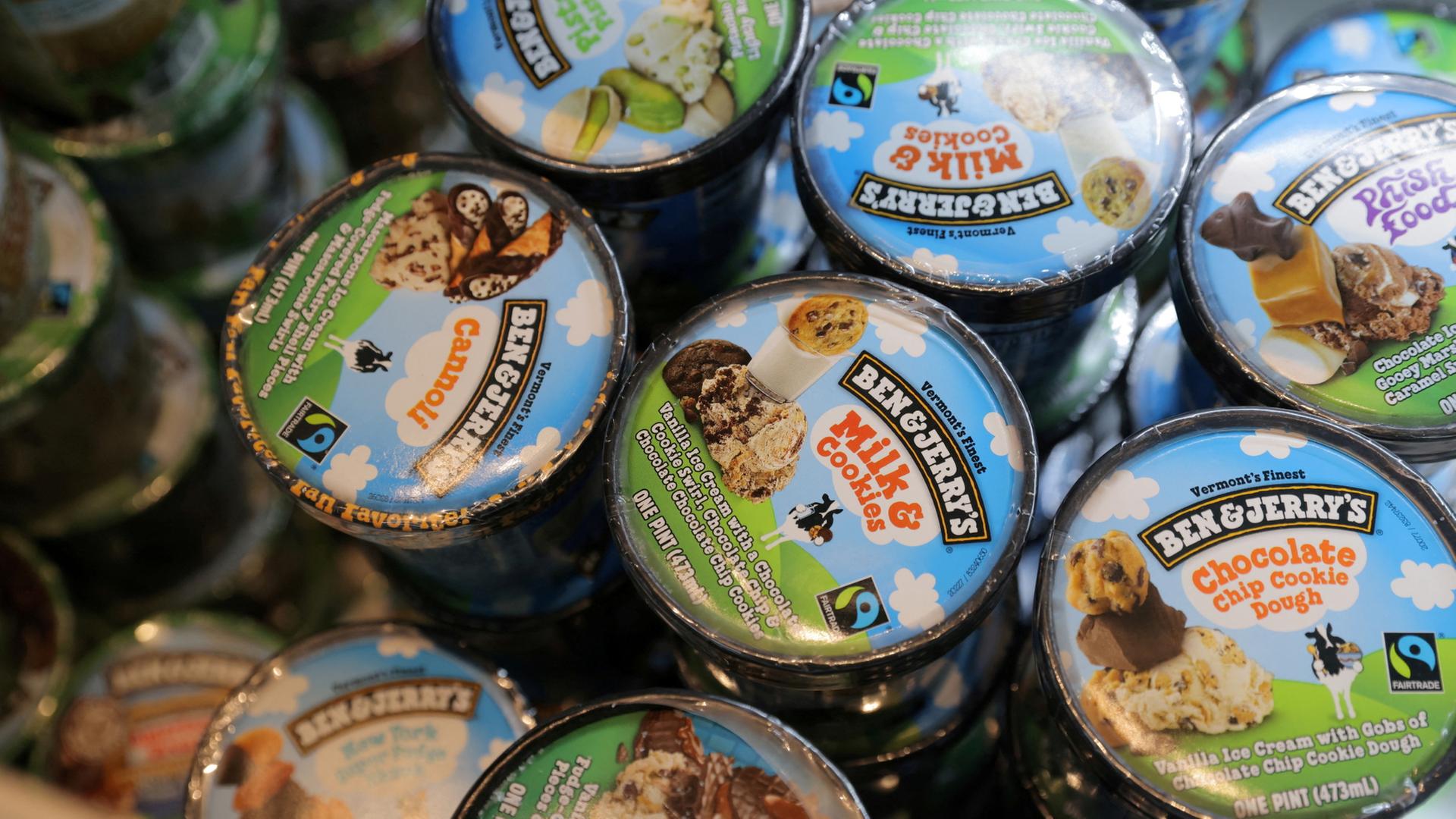 Verschiedene Eissorten von Ben & Jerry's | REUTERS