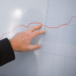Kurve einer Statistik