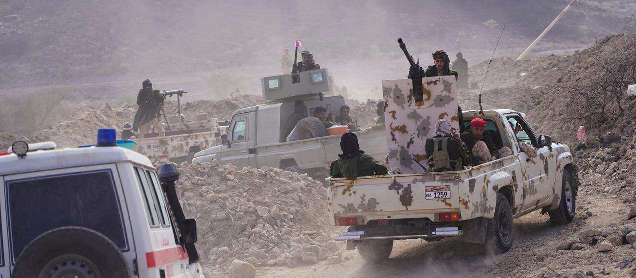 Kämpfer der STC im Jemen.