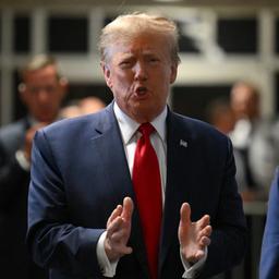 Trump bei der Anhörung in New York