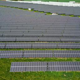 Solarpark in Sachsen