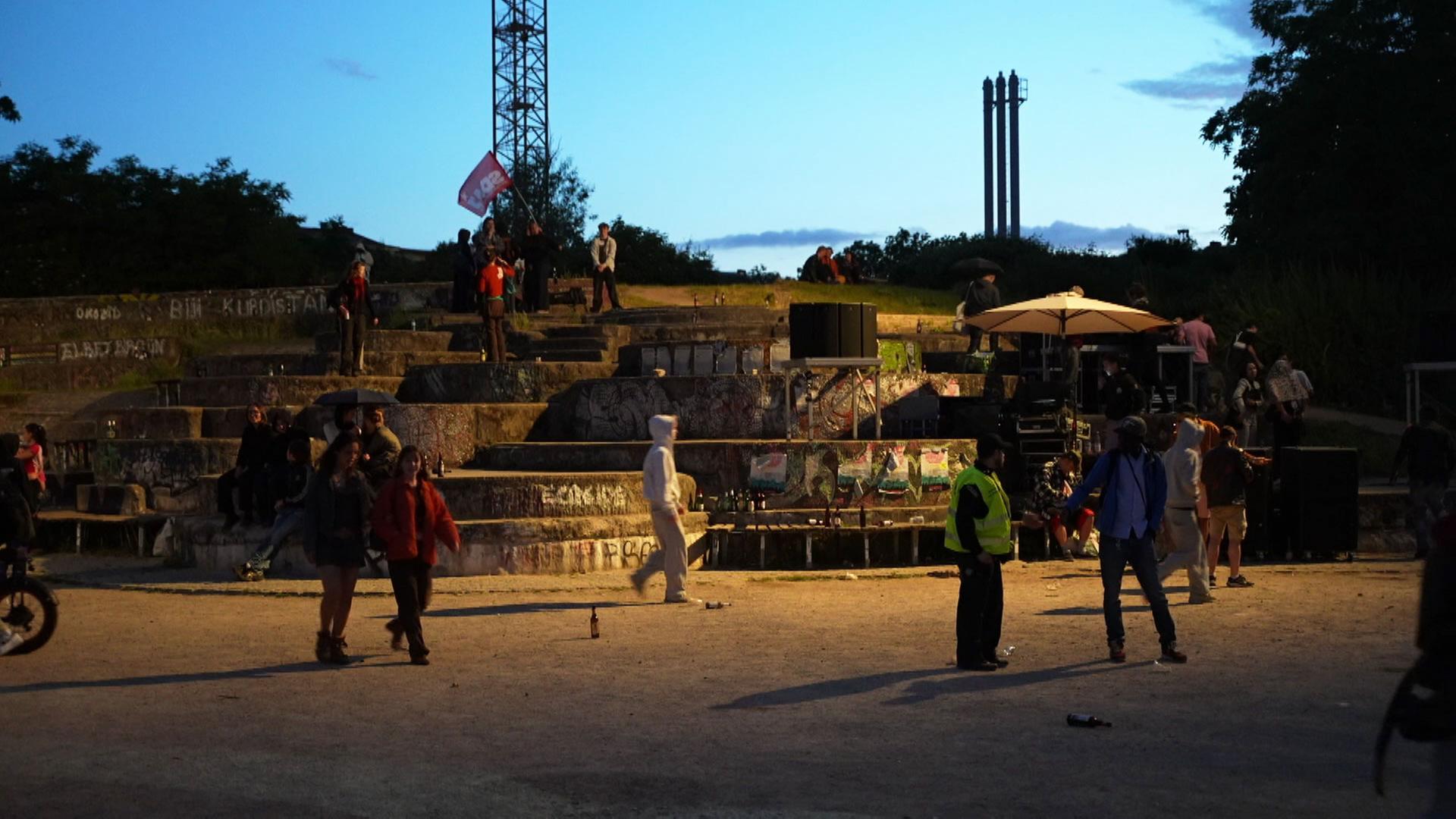 Görlitzer Park am Abend. Bild: rbb | rbb