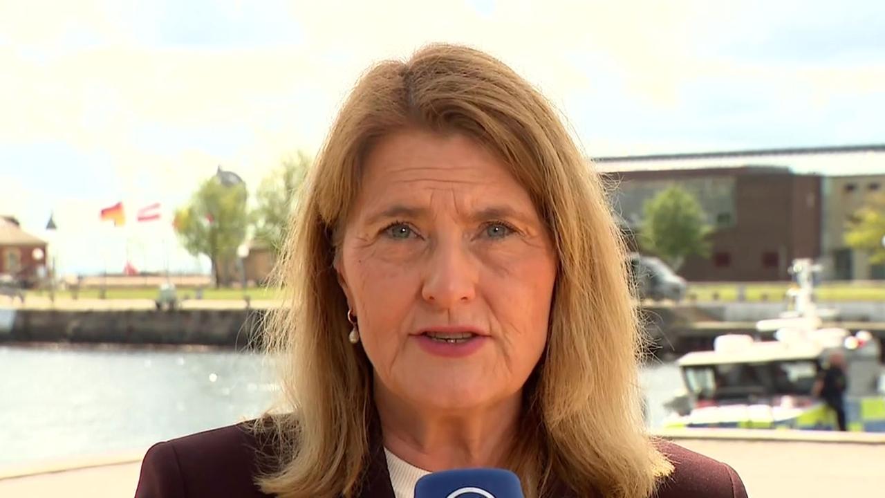 Tina Hassel, ARD Brüssel, zzt. Helsingborg, Treffen der NATO-Außenminister zur Sicherheit in Europa