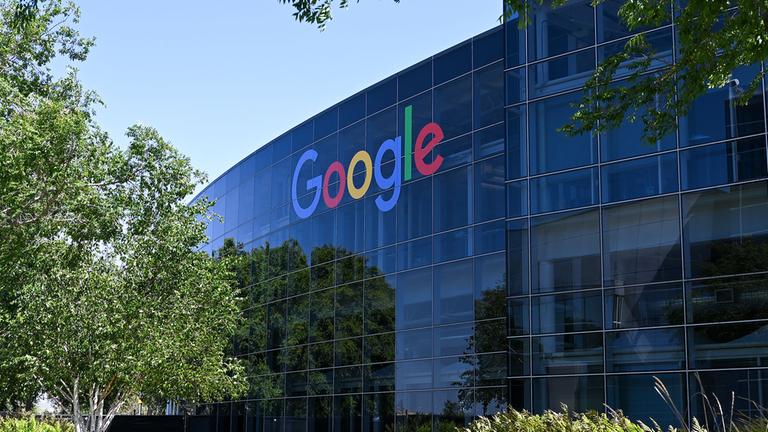 Google Firmensitz in Mountain View, Kalifornien