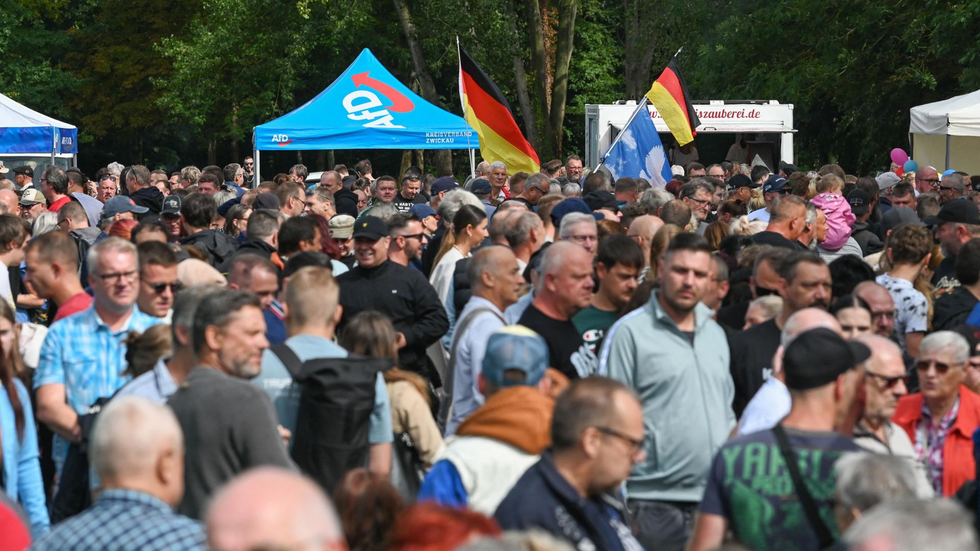Ein Familienfest der AfD in Merseburg | Heiko Rebsch/dpa