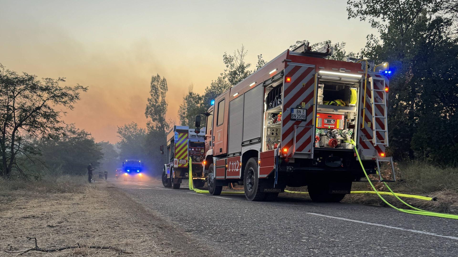 Feuerwehr aus NRW in Serbien eingetroffen