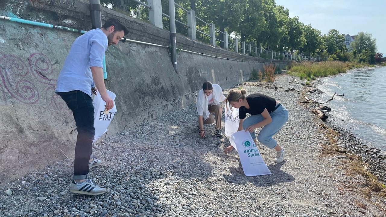 Bilderstrecke Bodenseeufer wird von Müll befreit tagesschau.de