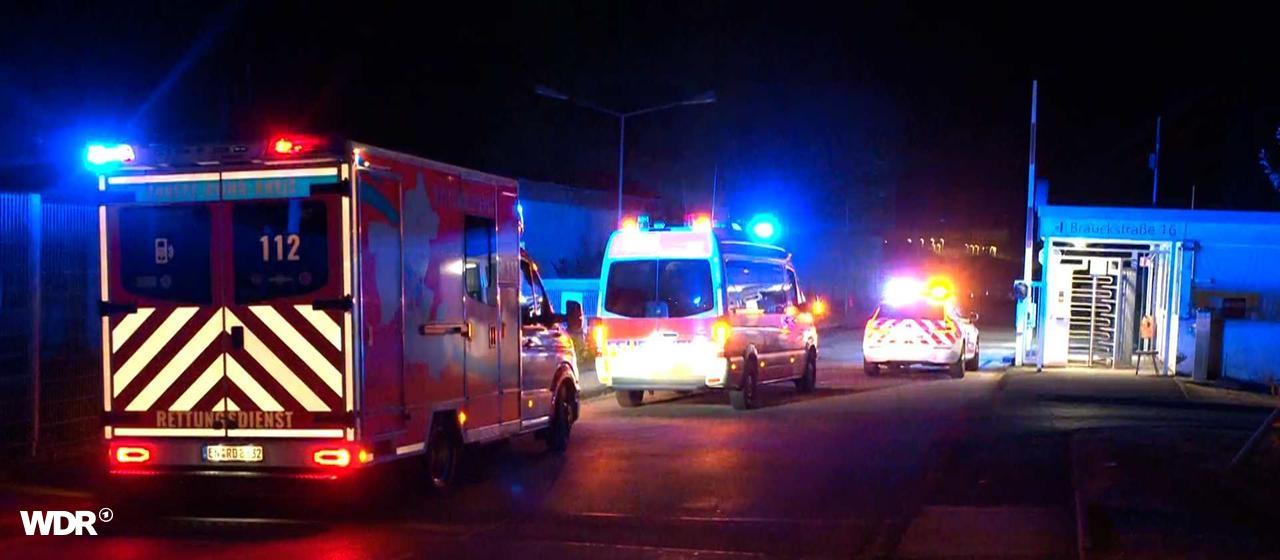 Einsatzwägen im Einsatz vor Ort
