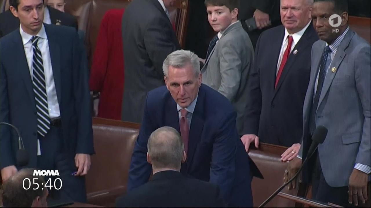 Chaos im Kongress Republikaner McCarthy scheitert in Wahlgängen zum