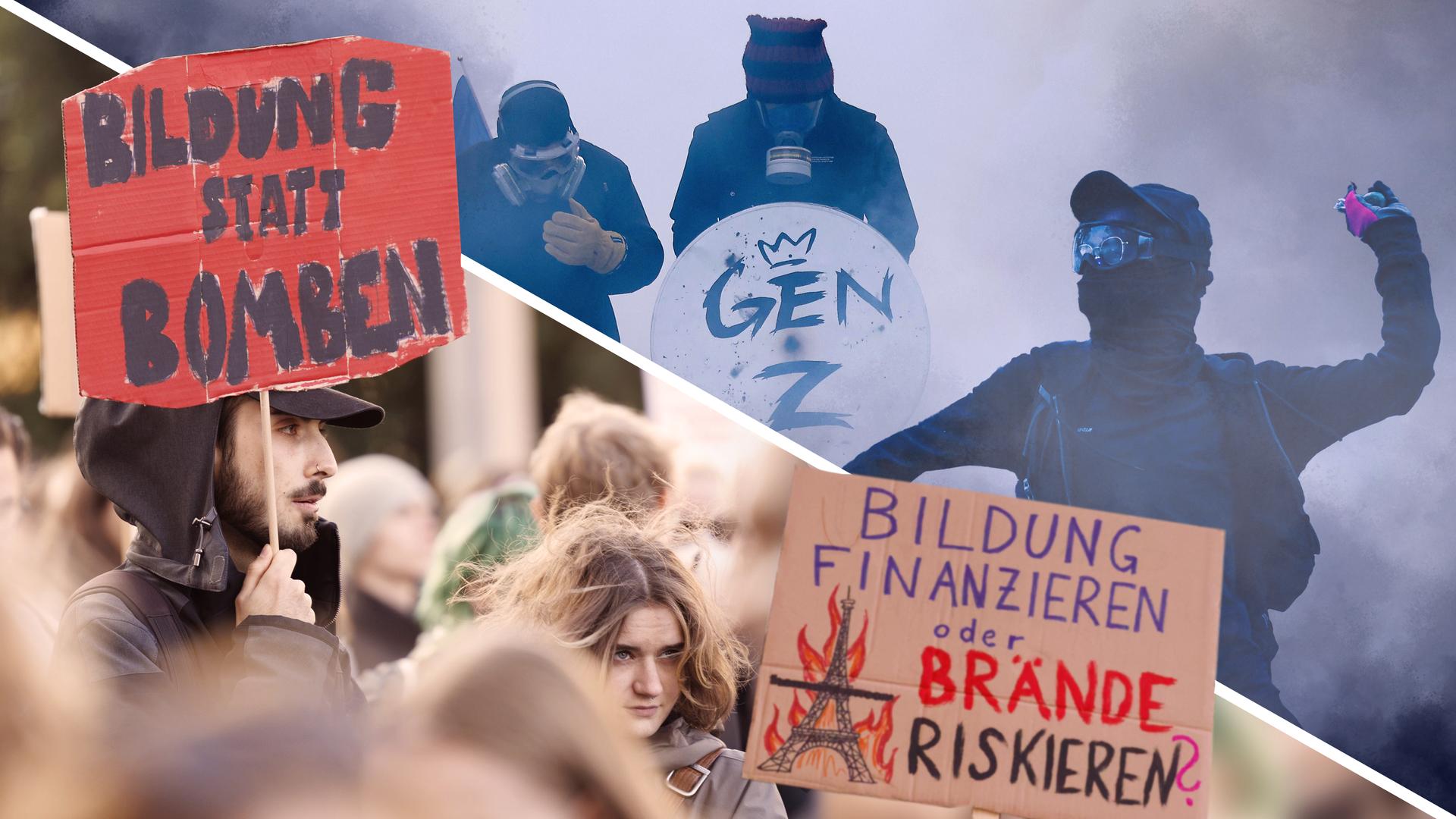 So schauen junge Menschen auf die Gen-Z-Proteste