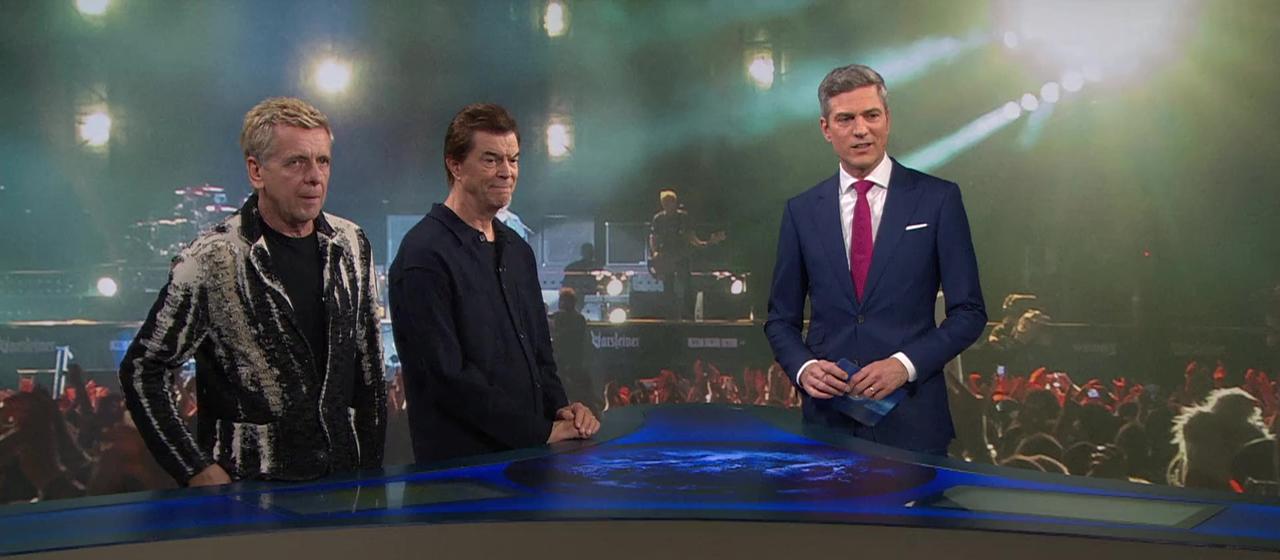 Sendungsbild Andi Meurer und Campino von den Toten Hosen tagesthemen 20.05.2026