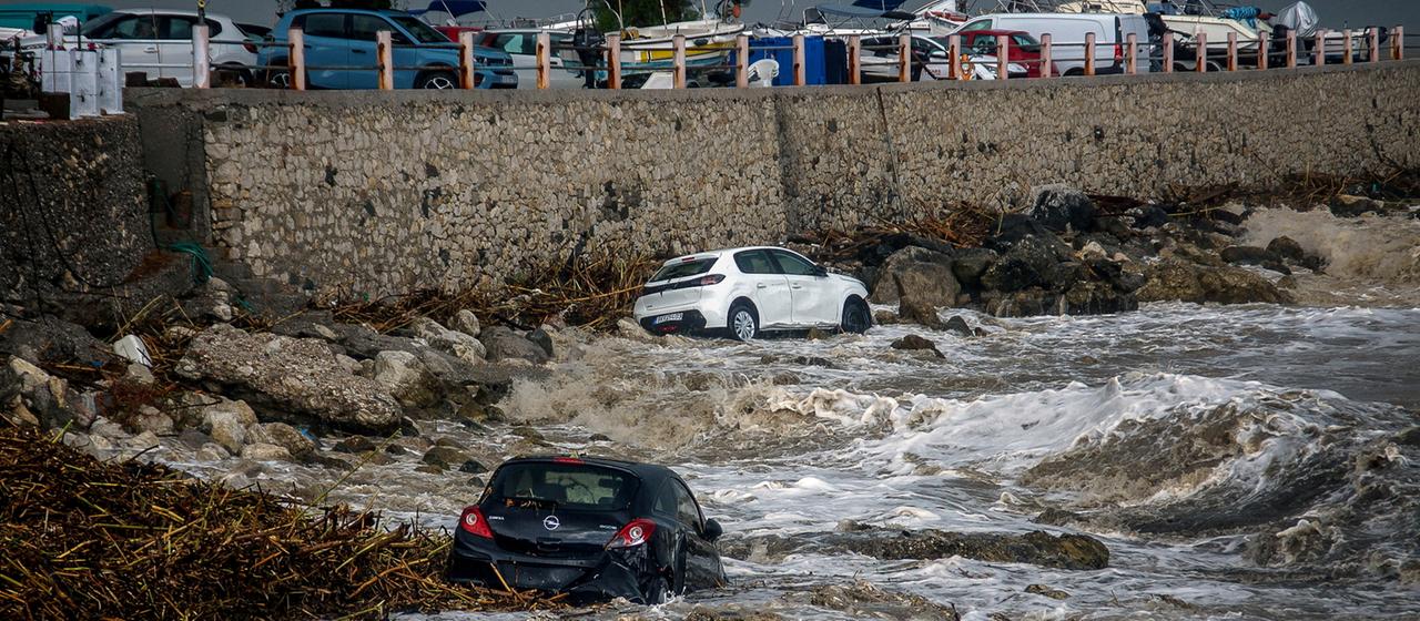 Nach dem Unwetter auf Rhodos