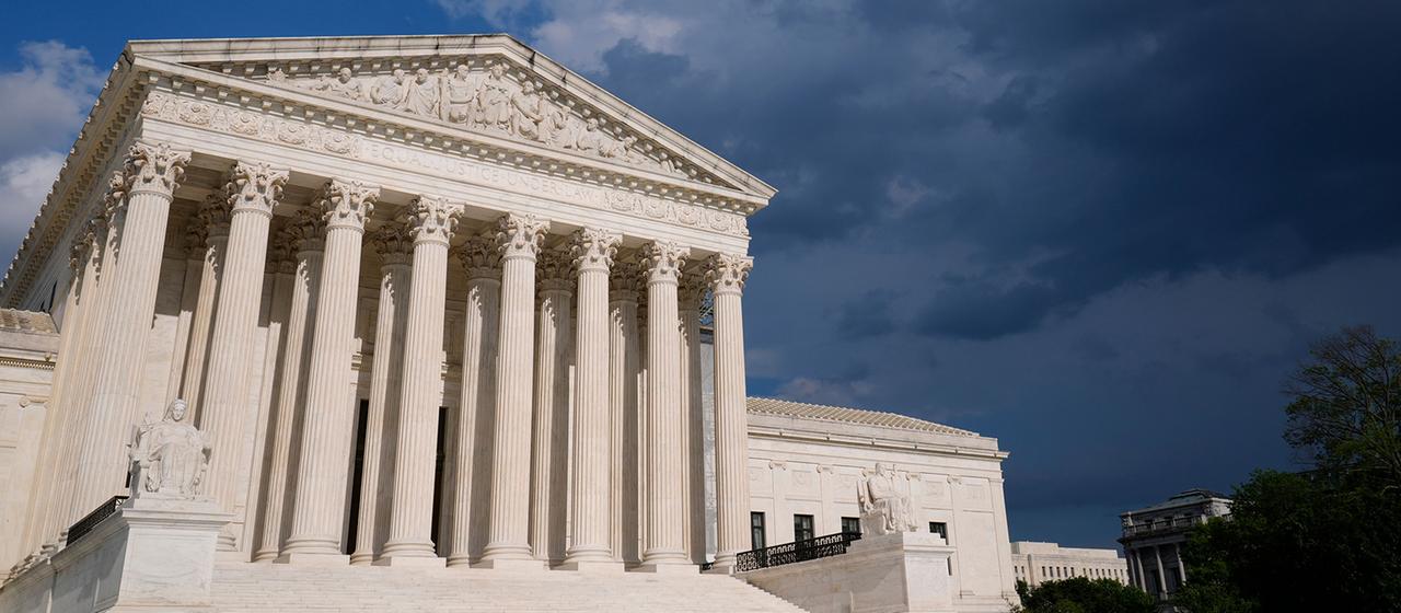 Das Gebäude des Obersten Gerichtshofs der USA in Washington.