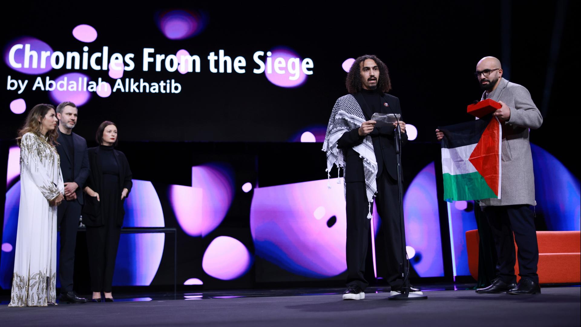 Abdallah Alkhatib und Taqiyeddine Issaad  | EPA