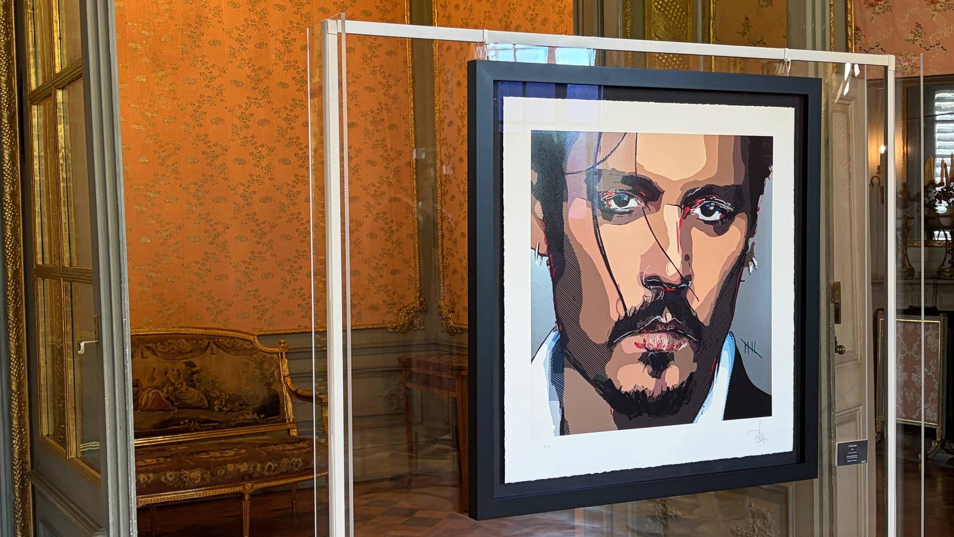 Johnny Depps Kunst kommt ins Schloss Benrath