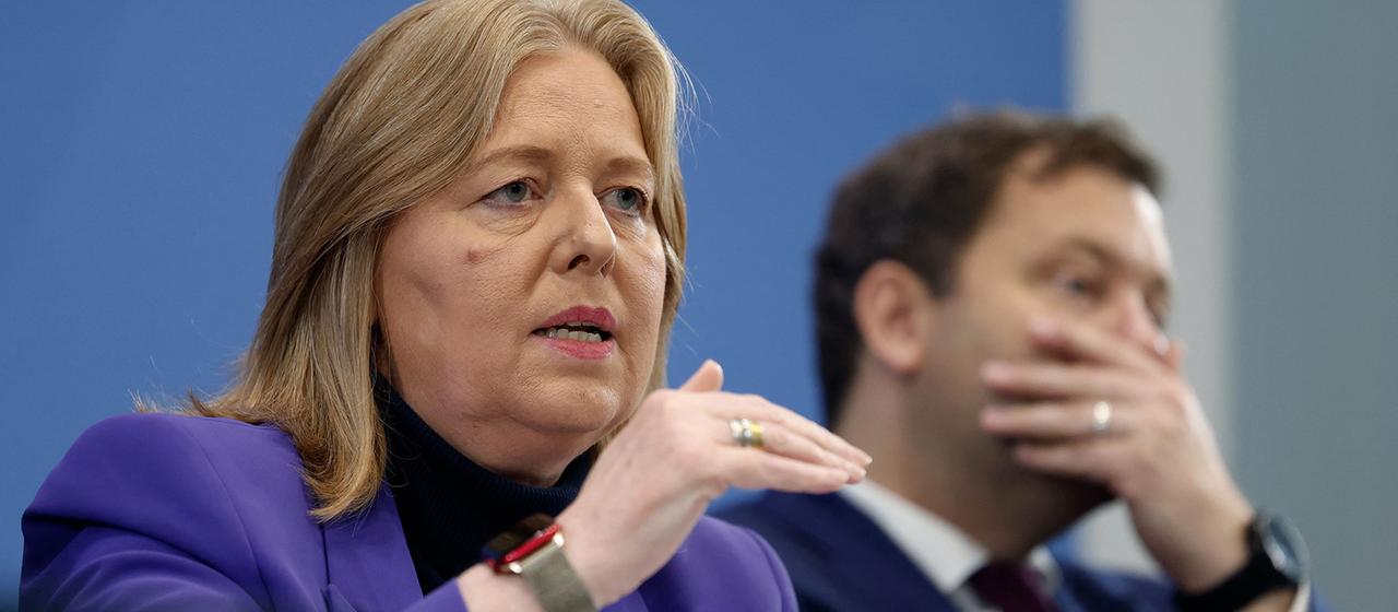 Bärbel Bas und Lars Klingbeil  | AFP Bärbel Bas und Lars Klingbeil