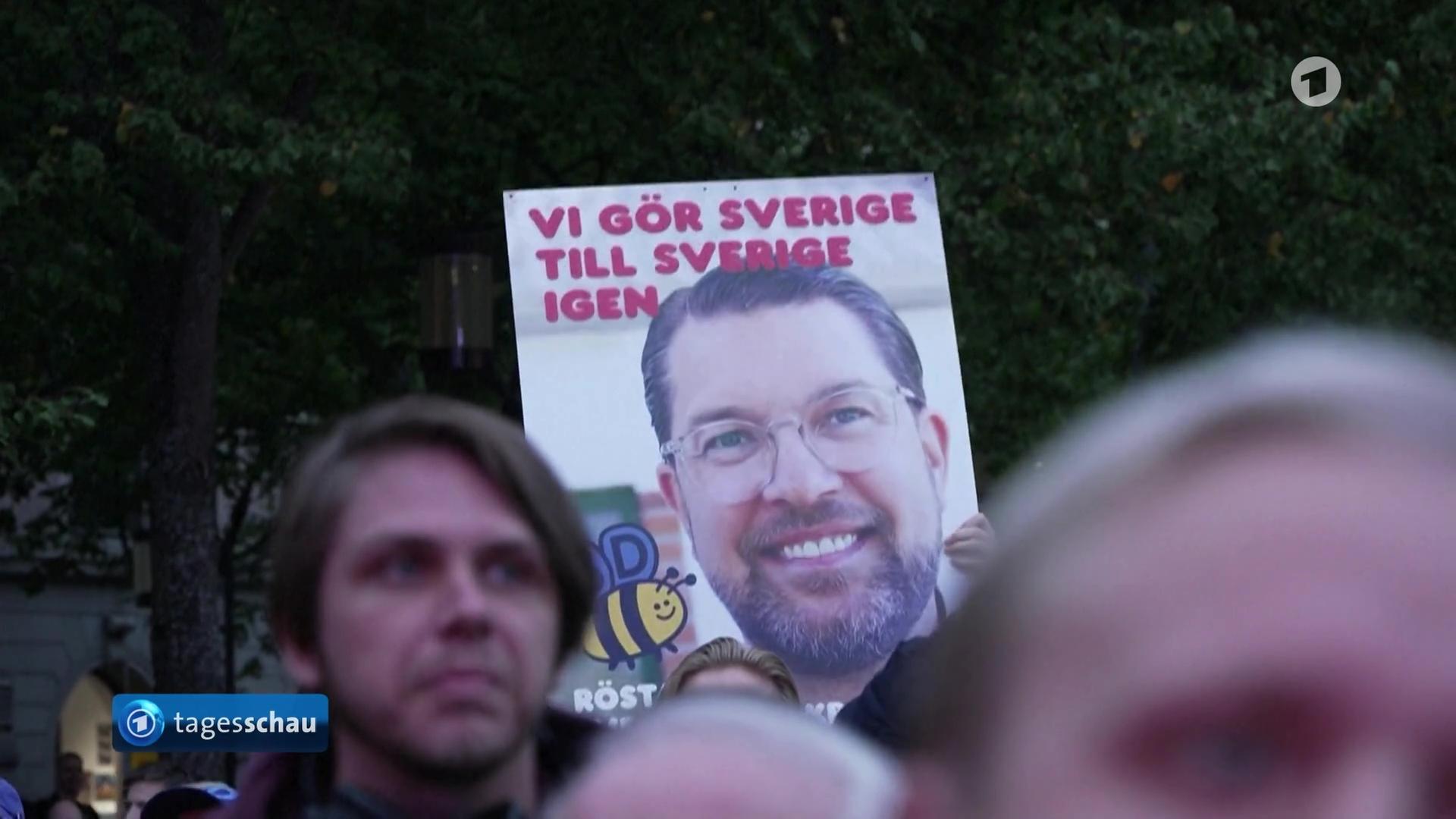 Umfragen erwarten starkes Abschneiden der rechtspopulistischen Schwedendemokraten bei Parlamentswahl