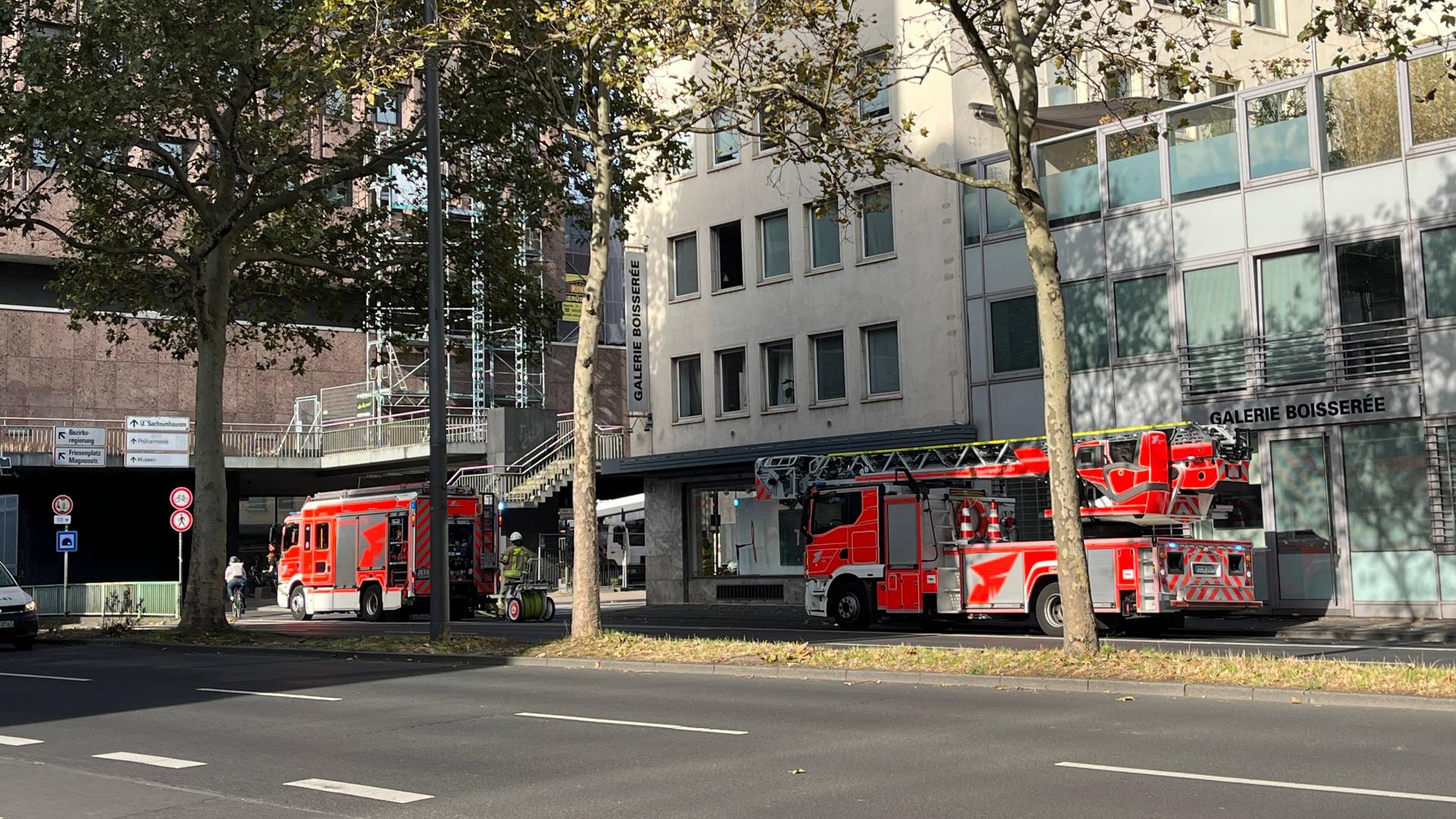 Brand nach Dachdeckerarbeiten im Kölner WDR-Gebäude