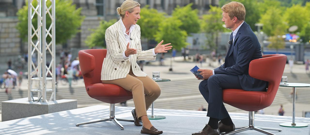 Alice Weidel und Markus Preiß