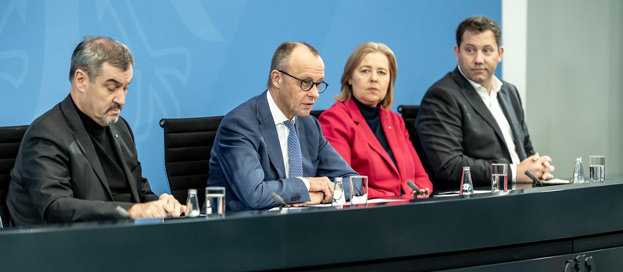 Pressekonferenz des Koalitionsausschusses