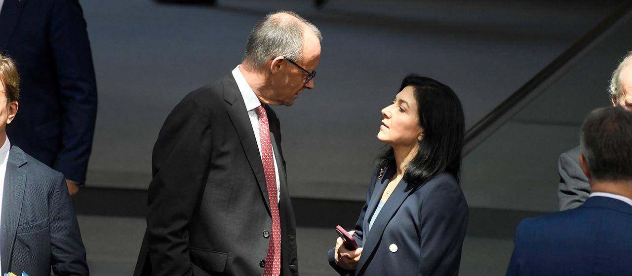 Friedrich Merz und Katherina Reiche (Archivbild: 17.09.2025)