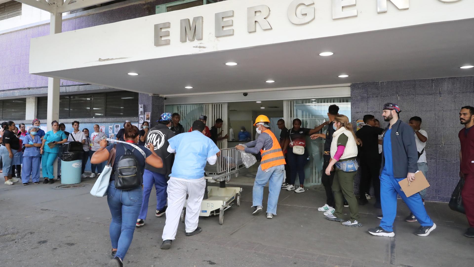 Die Notaufnahme des Perez Carreno Krankenhauses in Caracas | EPA
