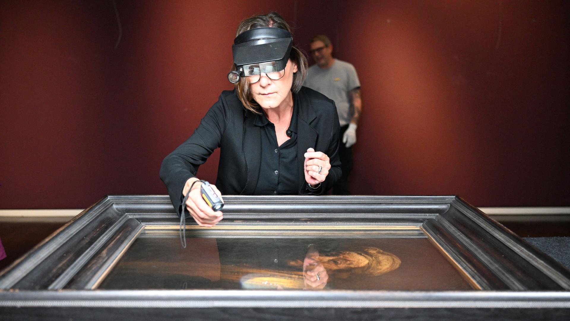 Kunstwerk von Rembrandt im Wallraf-Richartz-Museum, Gewitterblitz, "La Corda"-Fest