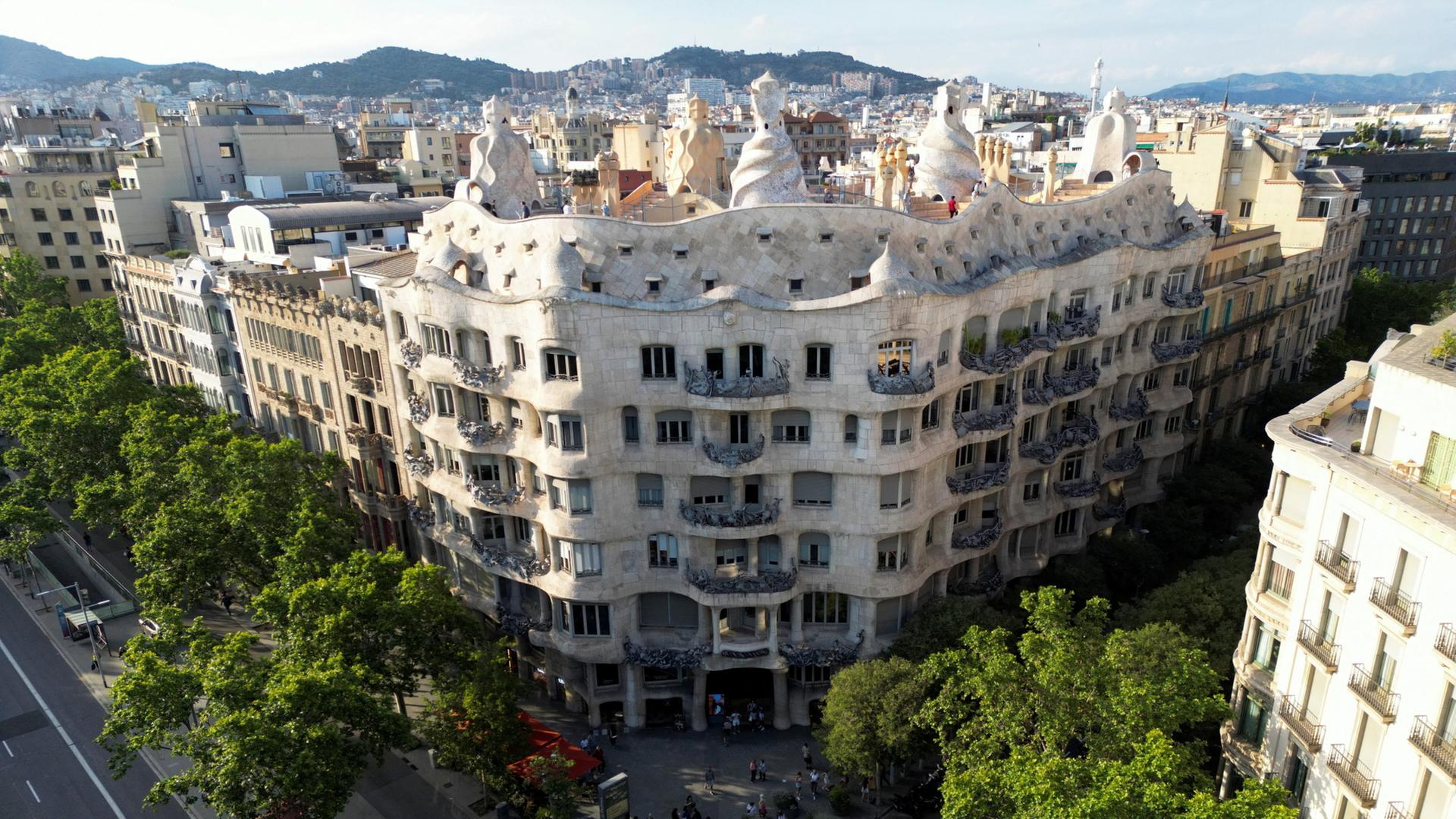 Das Casa Mila in Barcelona, Spanien. | REUTERS