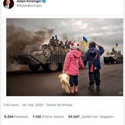 Screenshot eines Twitter-Posts von Adam Kinzinger