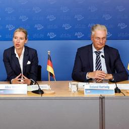 Alice Weidel und Roland Hartwig (Archivbild: 9. Oktober 2023)