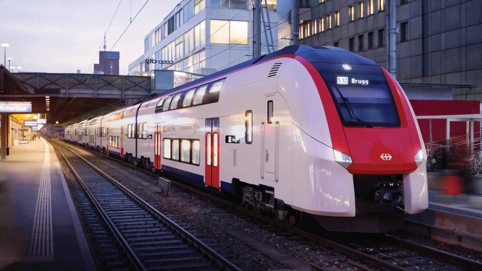  Visualisierung des neuen Doppelstockzuges von Siemens Mobility für den SBB | Siemens Mobility AG