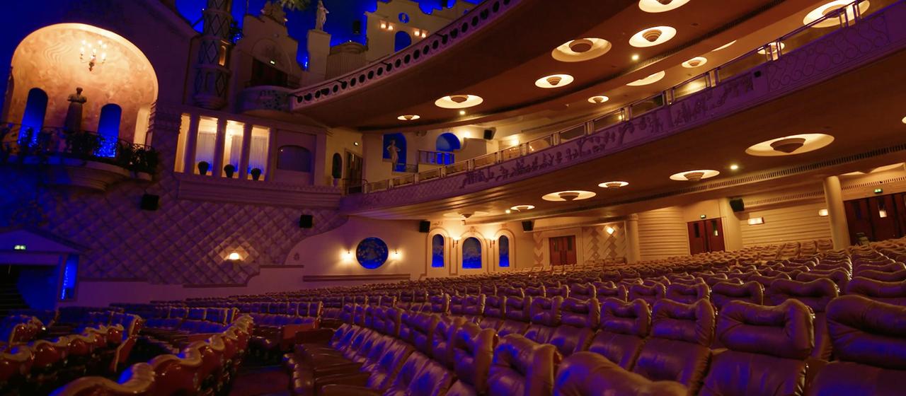 Großer Saal des Grand Rex Filmtheater in Paris