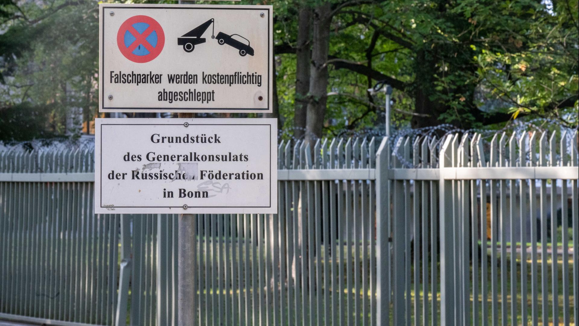 Generalkonsulat Russlands in Bonn | Benjamin Westhoff/dpa