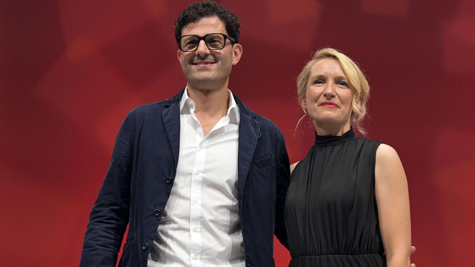  Luigi Pantisano und  Ines Schwerdtner | Michael Bahlo/dpa