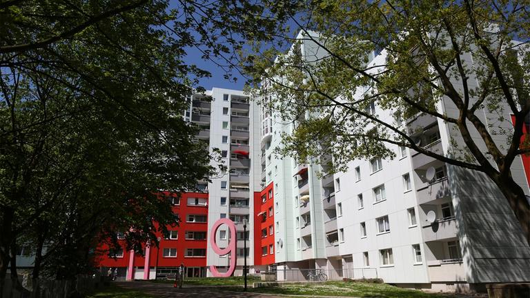Wohnungsgebäude der LEG Immobilien AG Dortmund.