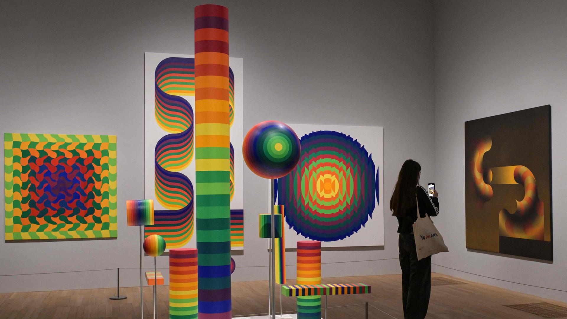 Ausstellung von Julio Le Parc, Demonstration gegen Immobilie