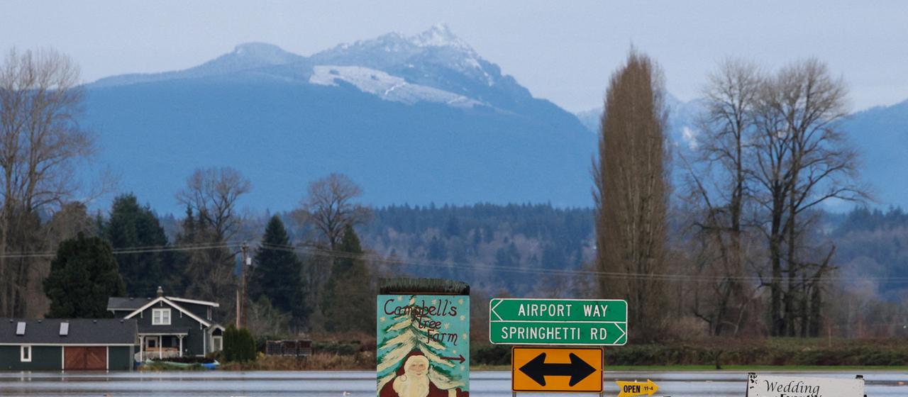 Überschwemmungen in Snohomish, Washington