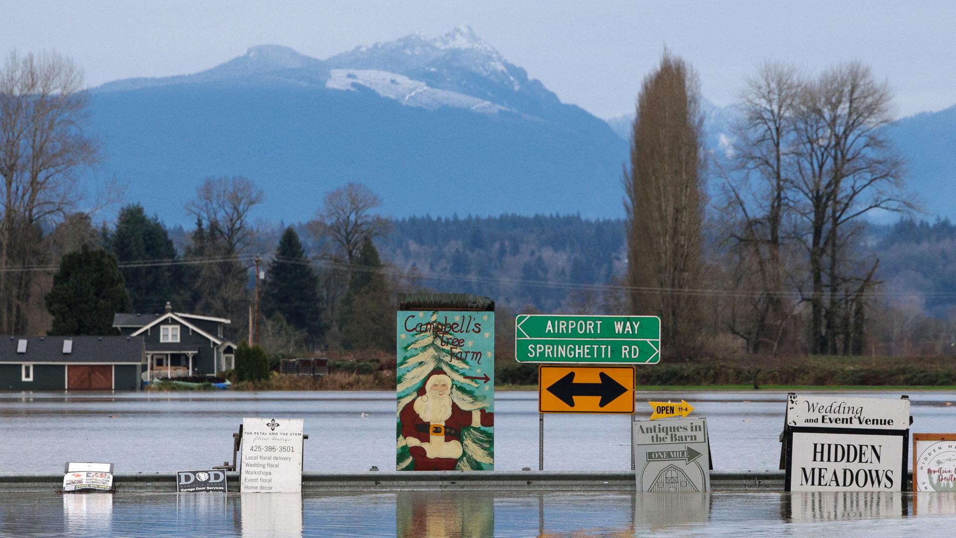 Überschwemmungen in Snohomish, Washington | AFP
